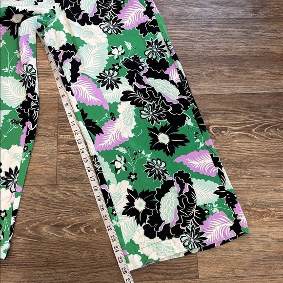 Anthropologie The Saria Smocked Wide-Leg Pants by Maeve Women's Size Medium EUC - Picture 9 of 13